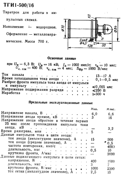 ТГИ1-500/16